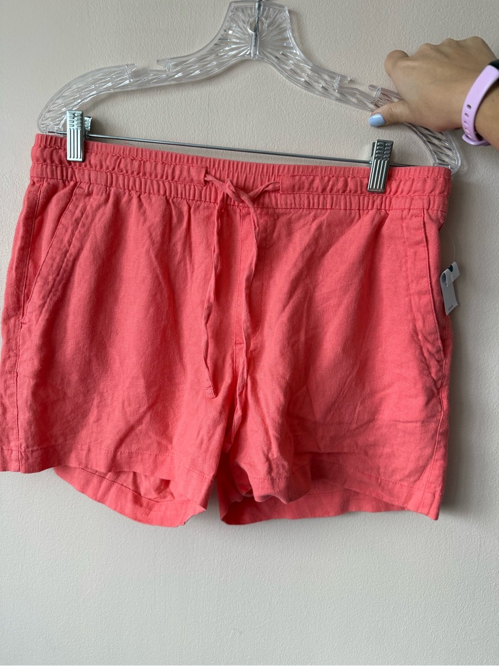 Women’s Coral Drawstring Shorts